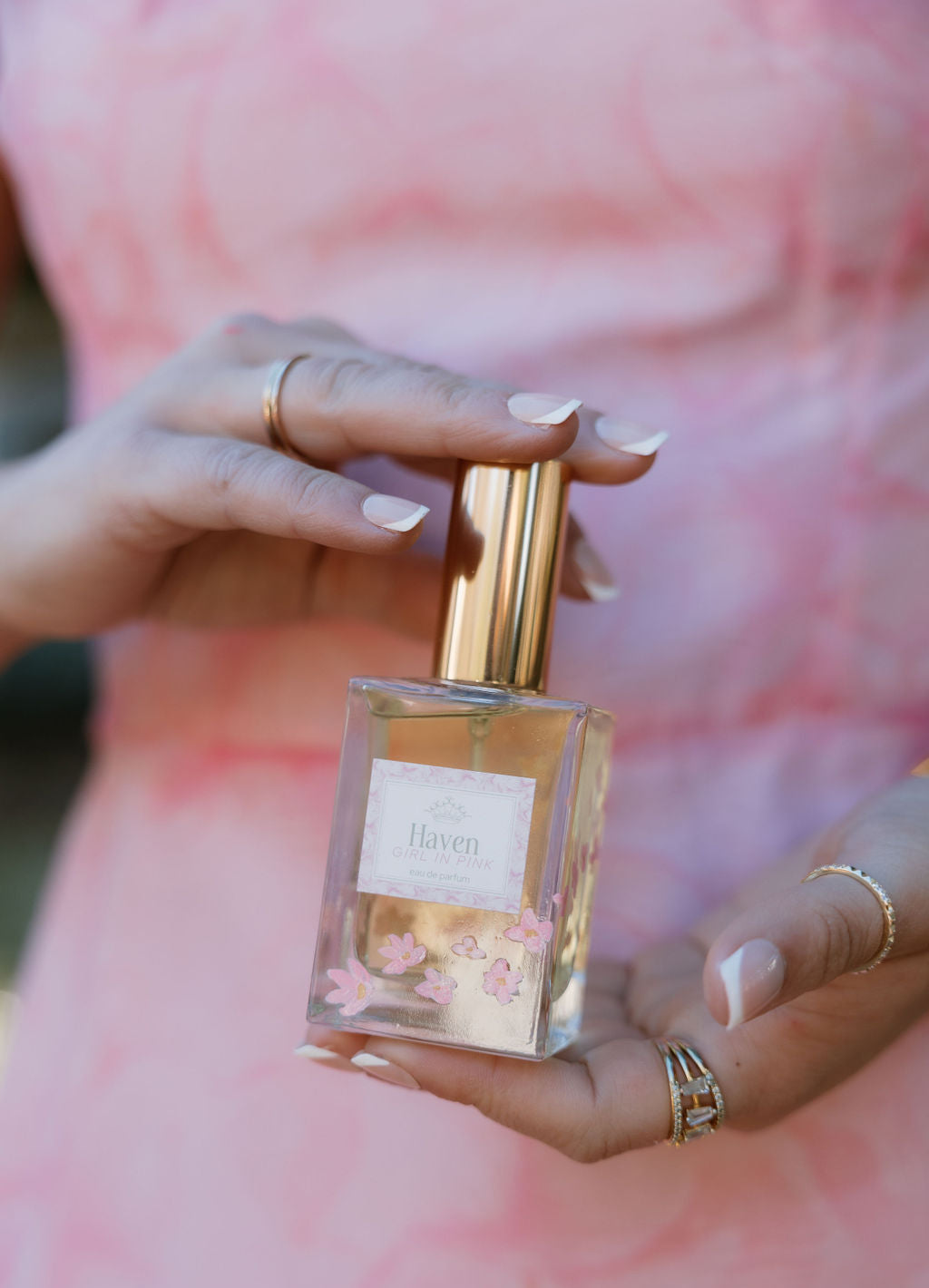 Haven Perfume 1.7oz | Made in Charleston | Hand Painted Bottle