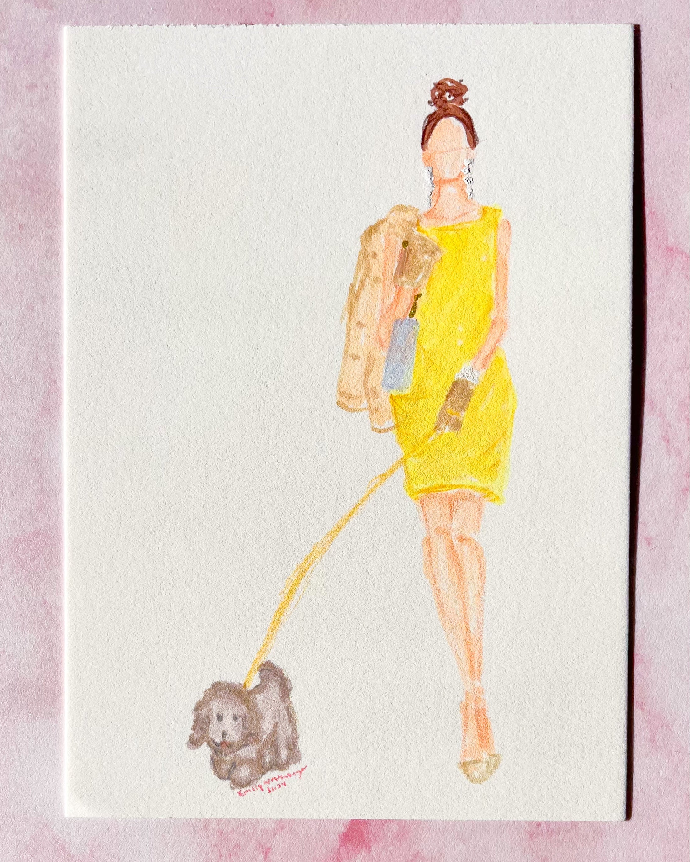Custom Abstract Fashion Illustration | Minimalist Personalized