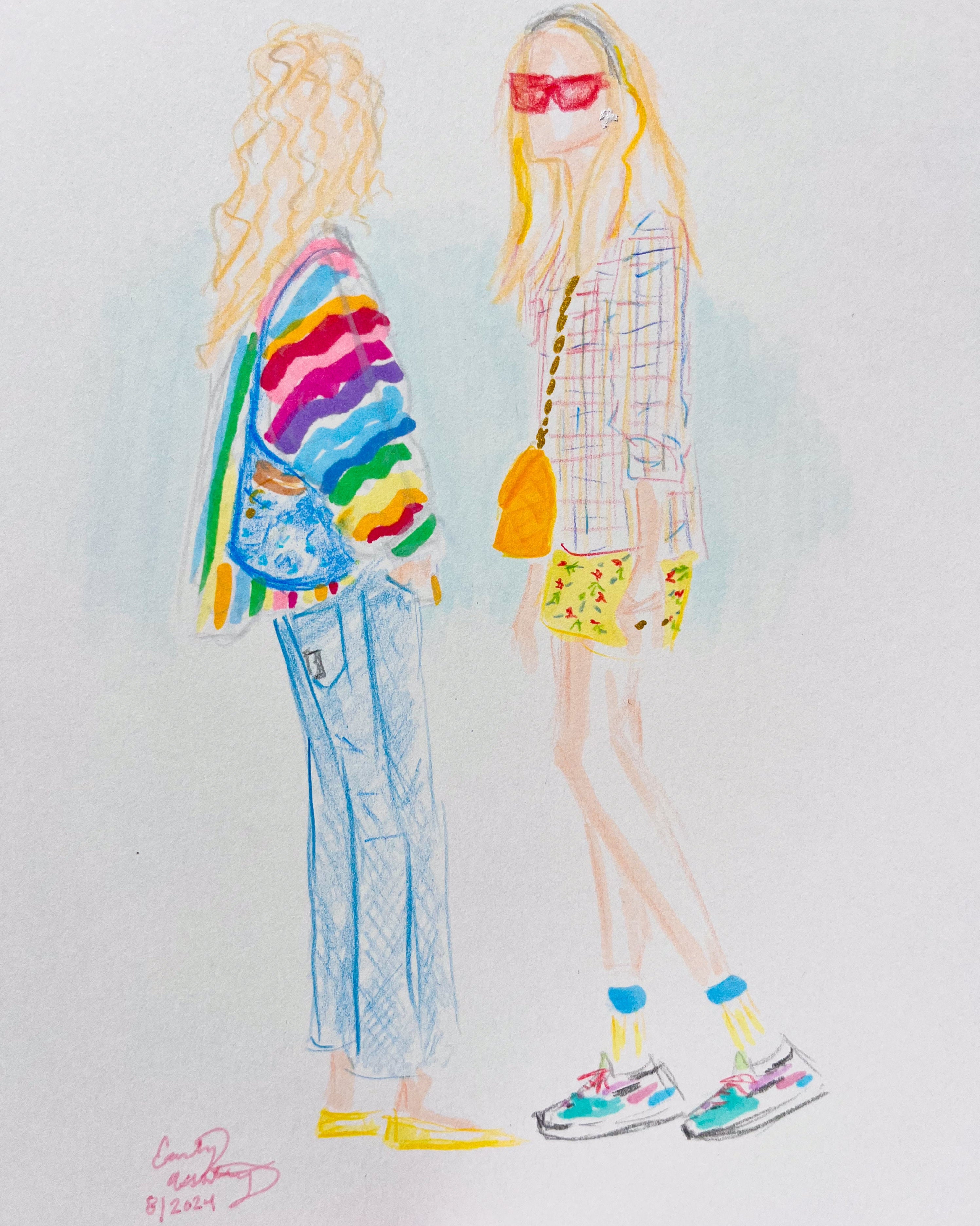 アート・デザイン・音楽 DRAWING FASHION fashion-illustration-abstract-