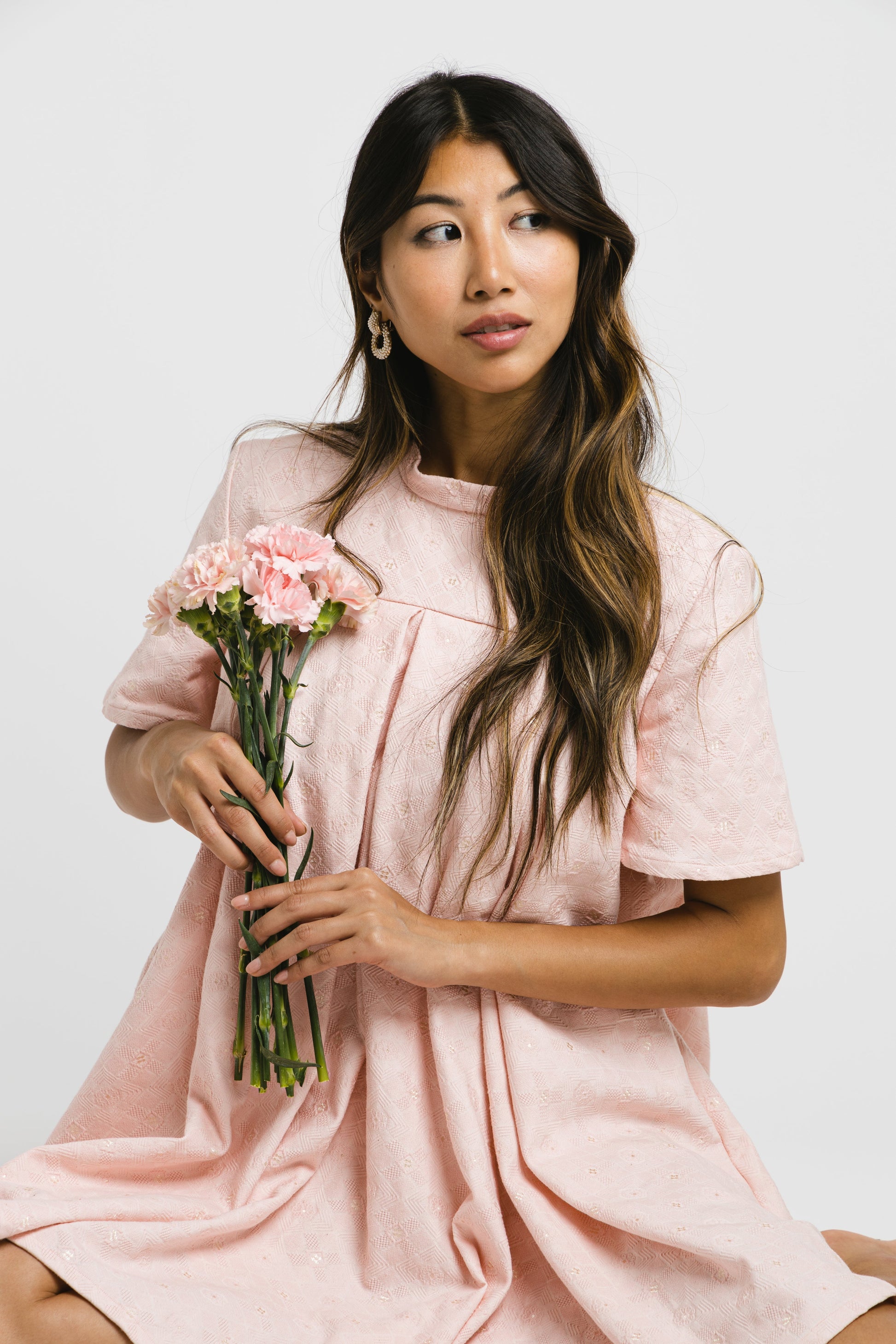 pink tent dress KAAREM