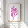 Hot Pink Runway Illustration | Fashion Art Print