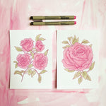 Load image into Gallery viewer, vibrant rose art
