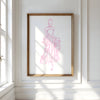 Pink Pastel Runway Illustration | Fashion Art Print