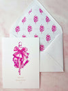 'The Bow Dress' Greeting Card