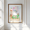 The Dressing Room | Fashion Art Print