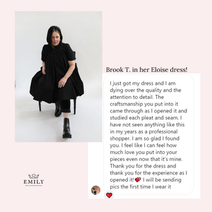 emily westenberger the label - eloise dress review
