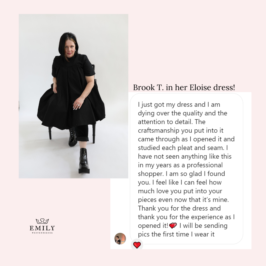 Eloise Dress | Black Gabardine Dress | Emily Westenberger Emily Westenberger Eloise Dress | Black Gabardine Dress | Emily Westenberger Emily Westenberger