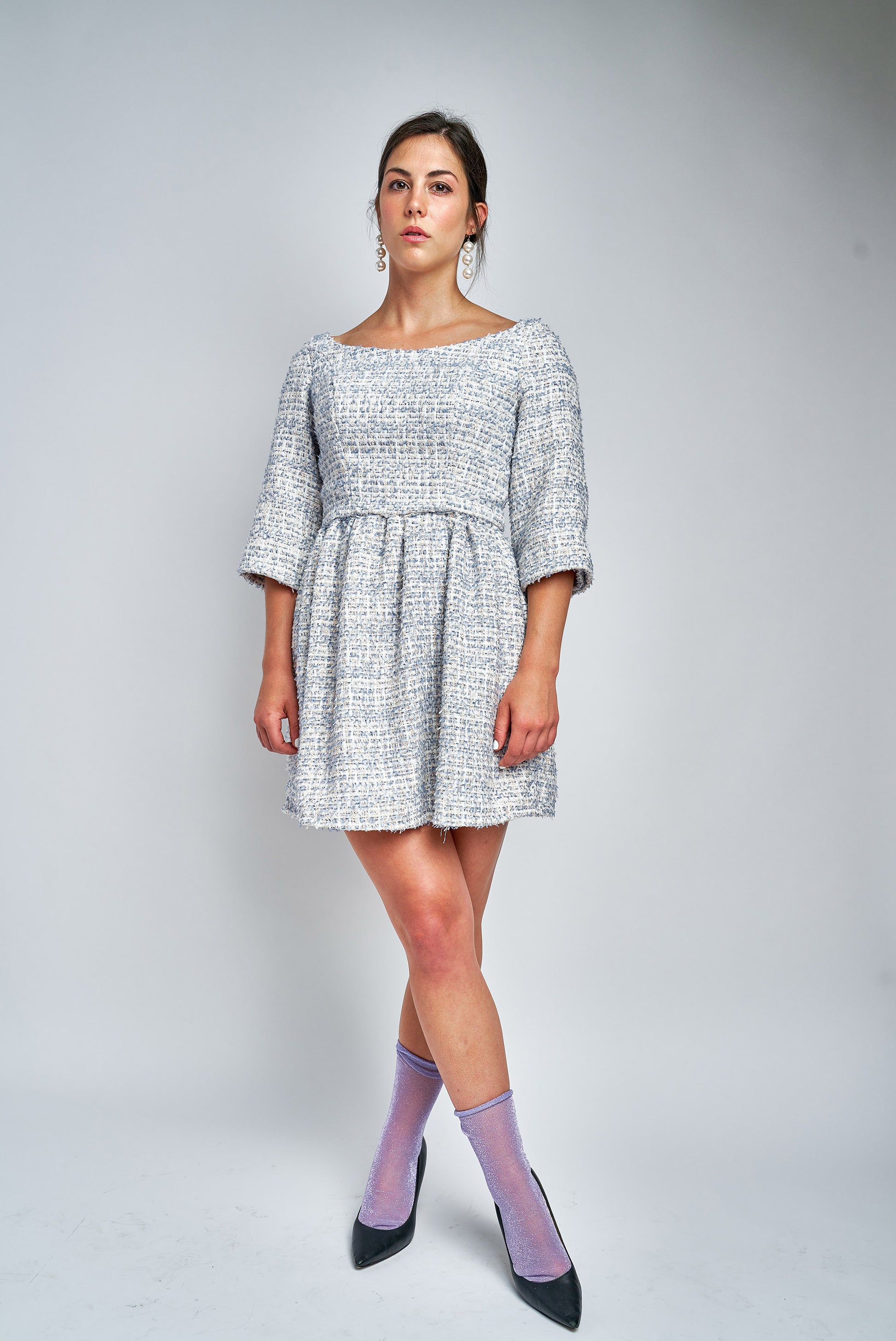 Madeleine Dress | Tweed Dresses | Women's Sustainable Fashion Emily Westenberger Madeleine Dress | Tweed Dresses | Women's Sustainable Fashion Emily Westenberger
