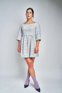 Women’s Dresses | Classic tweed dress with satin lining | Emily Westenberger | Photoshoot