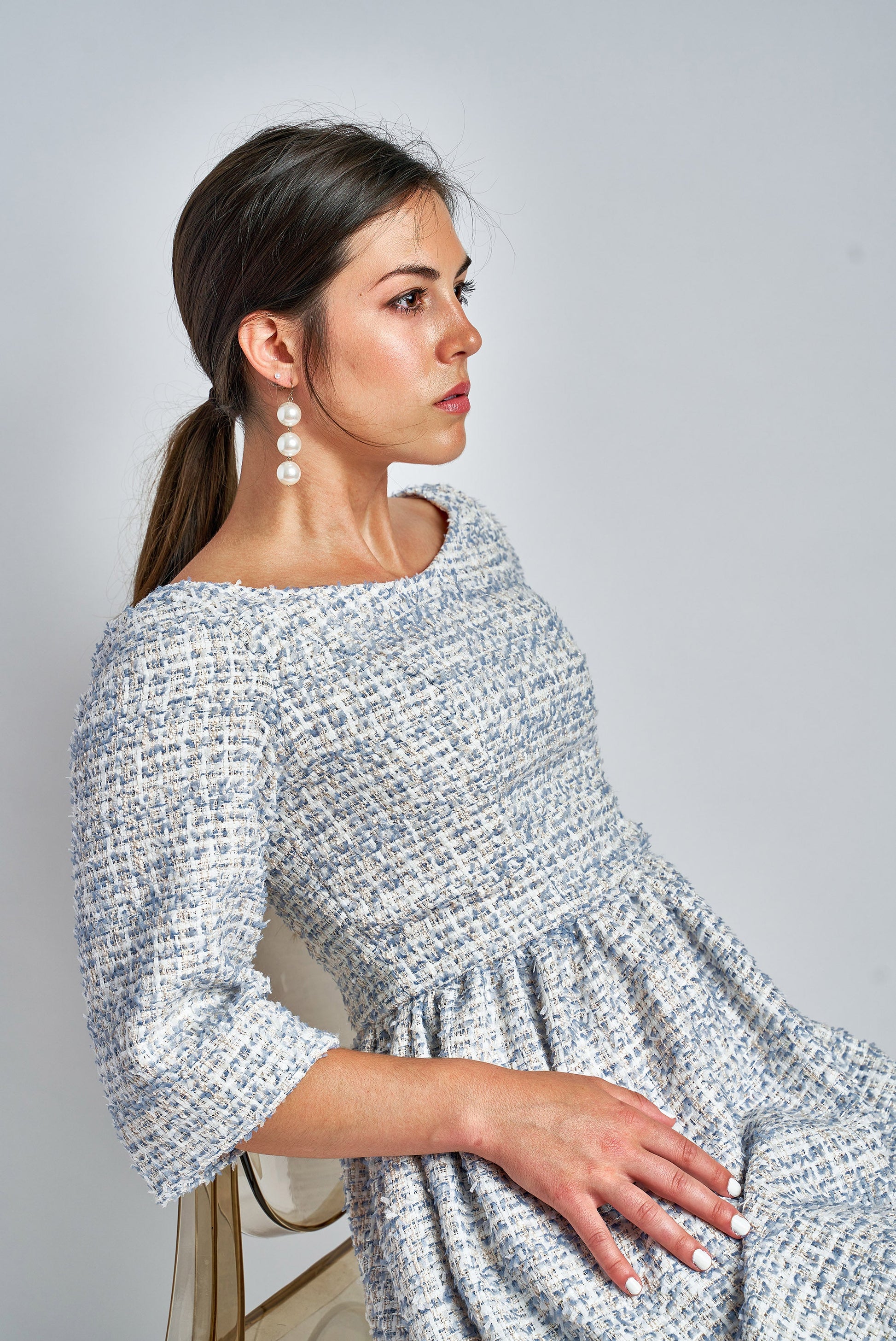 Madeleine Dress | Tweed Dresses | Women's Sustainable Fashion Emily Westenberger Madeleine Dress | Tweed Dresses | Women's Sustainable Fashion Emily Westenberger