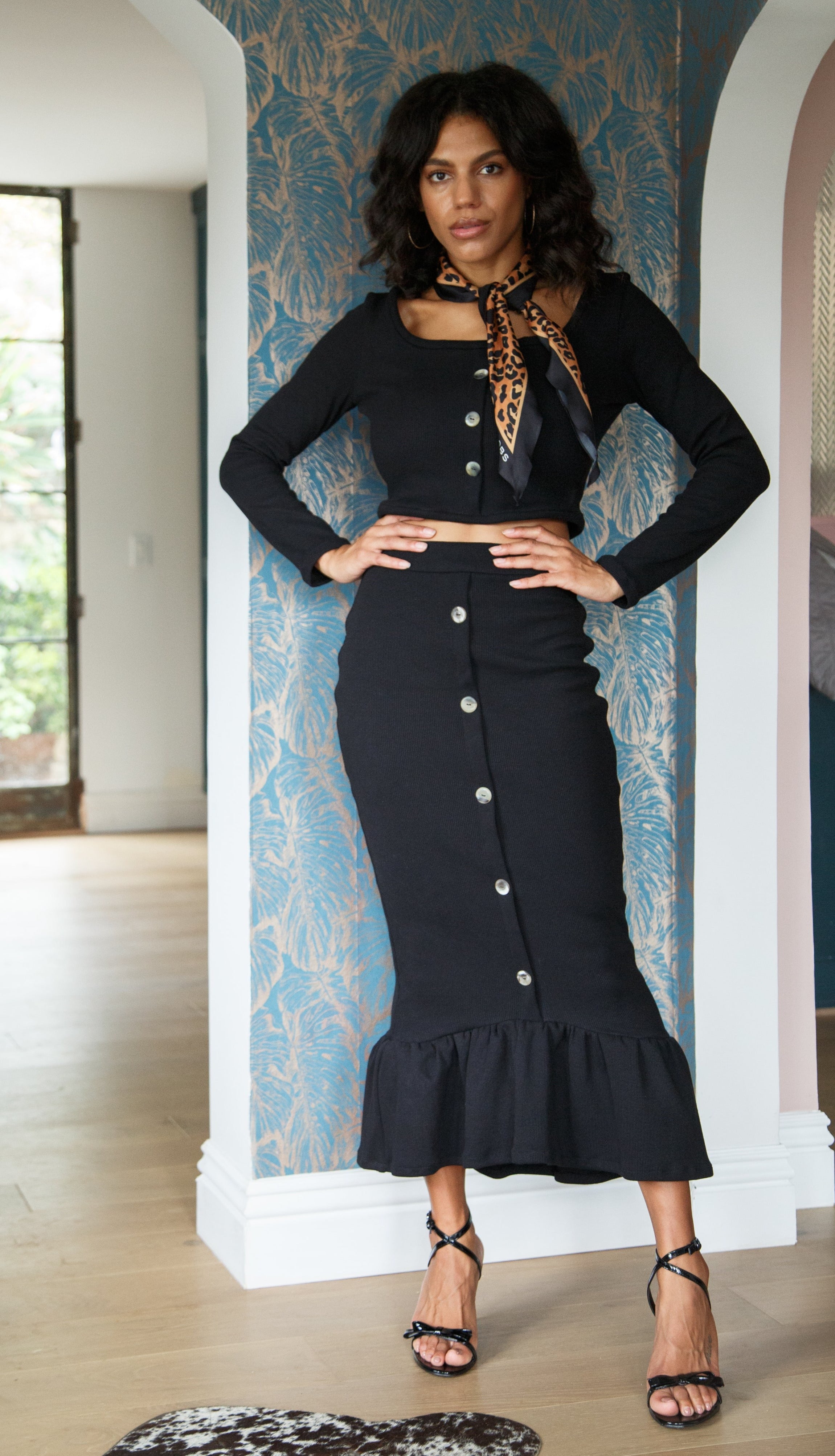 slow fashion brand - cropped top